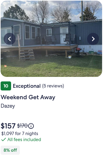 Weekend Get Away Dazey